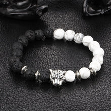 Load image into Gallery viewer, Beaded Bracelet Silver