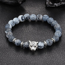 Load image into Gallery viewer, Beaded Bracelet Silver