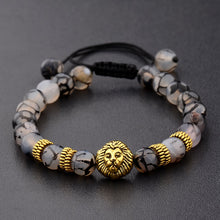 Load image into Gallery viewer, Lion Bracelet  Gold&amp;Silver
