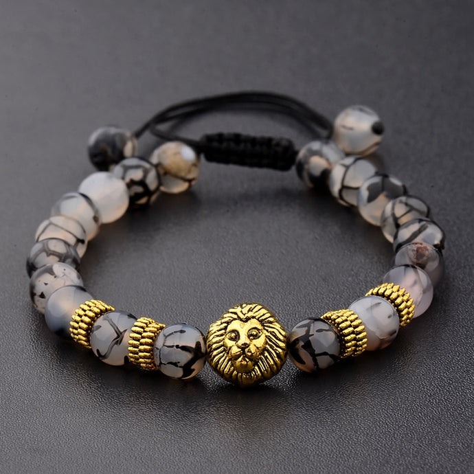 Lion Bracelet  Gold&Silver