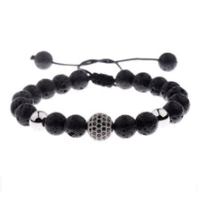 Load image into Gallery viewer, Beaded Bracelet Gold/Black