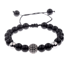 Load image into Gallery viewer, Beaded Bracelet Gold/Black