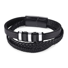 Load image into Gallery viewer, Braided Leather Bracelet