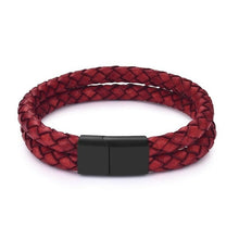 Load image into Gallery viewer, Braided Leather Bracelet