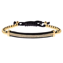 Load image into Gallery viewer, Gold/Black Bracelet