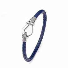 Load image into Gallery viewer, White Leather Bracelet