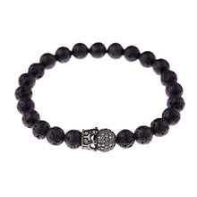 Load image into Gallery viewer, Beaded Bracelet Gold/Black