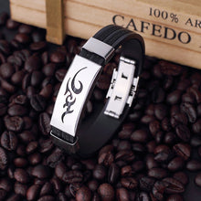 Load image into Gallery viewer, Black Color Lion Bracelets